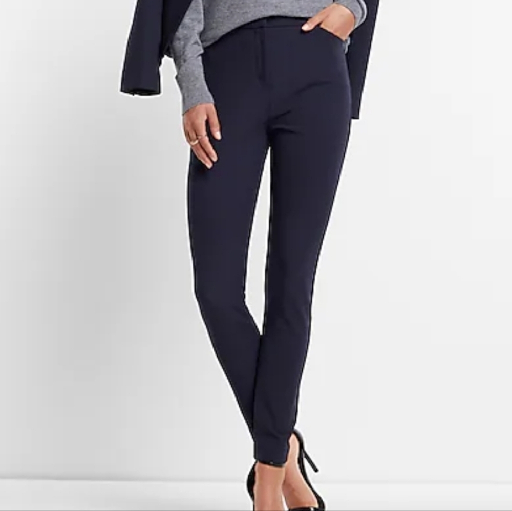 Express Navy Skinny Pants